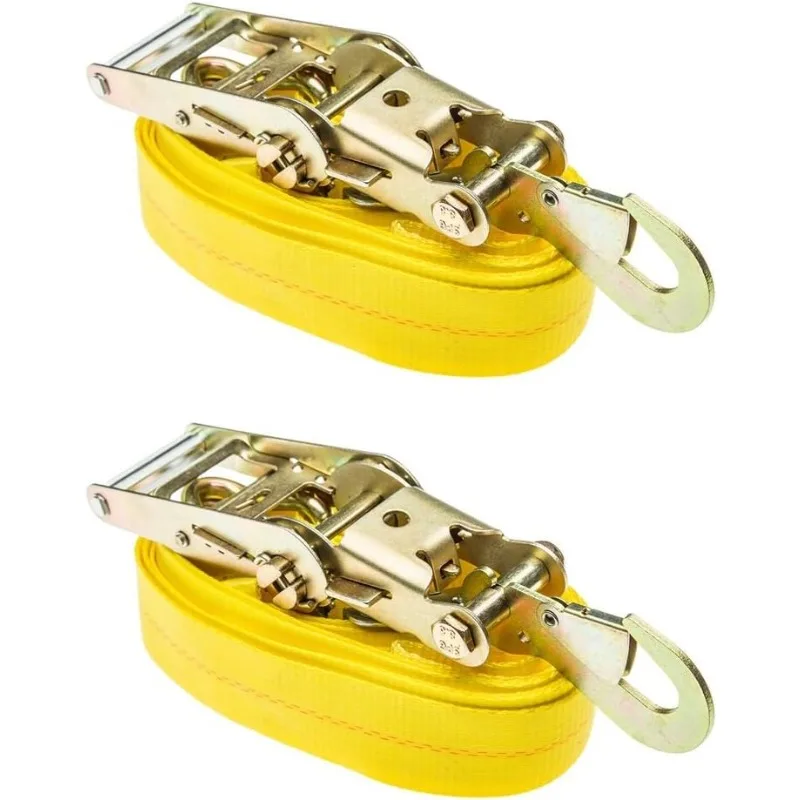 

2-Pack Auto Hauler 16" Tire Wheel Bonnet Cam Adjustable Tie-Down Strap