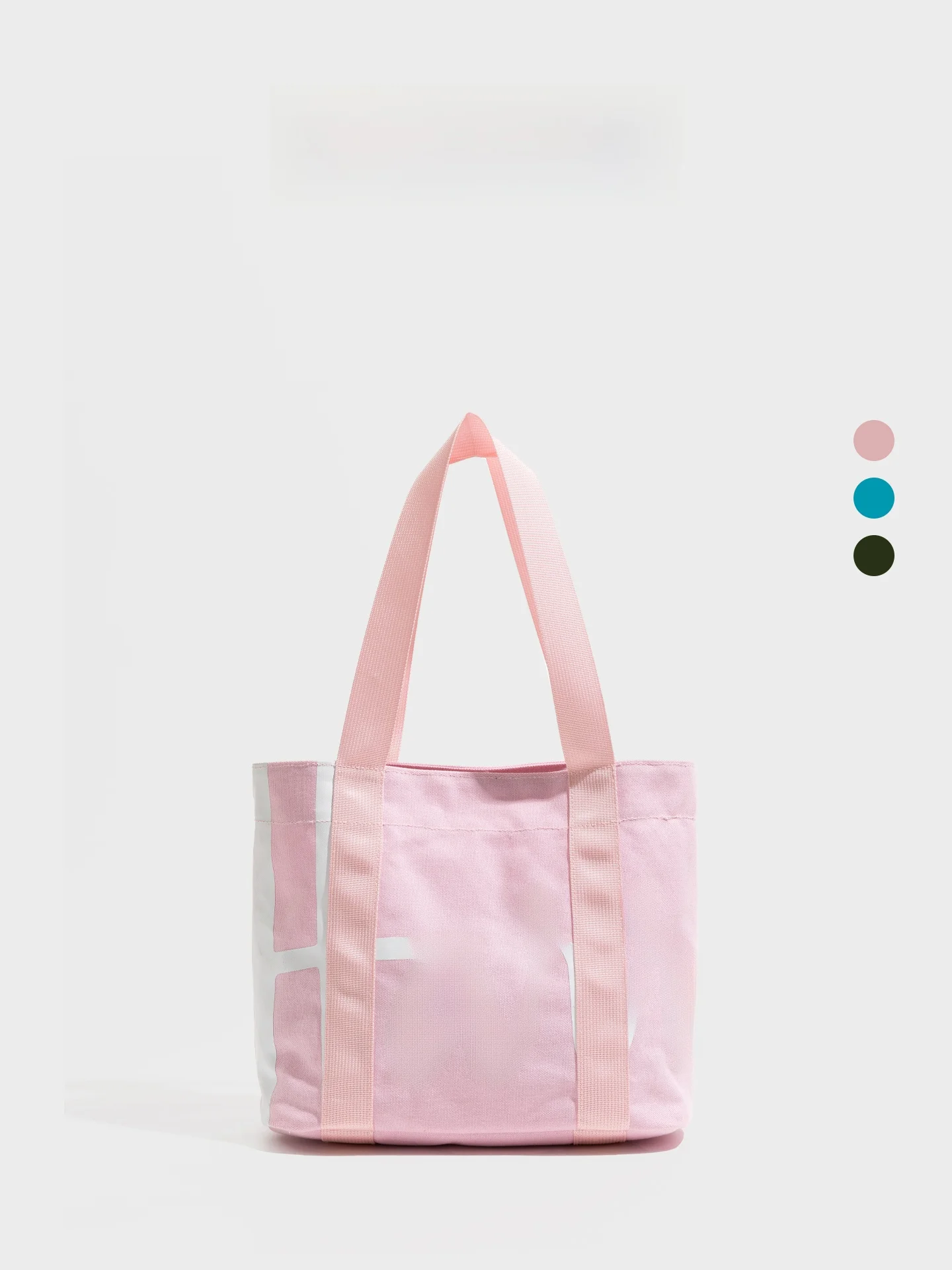 

Durable Canvas Letter Print Handbag Large Capacity Lunch Box Bag Women's Tote Bag Waterproof Casual Style Double Shoulder Strap