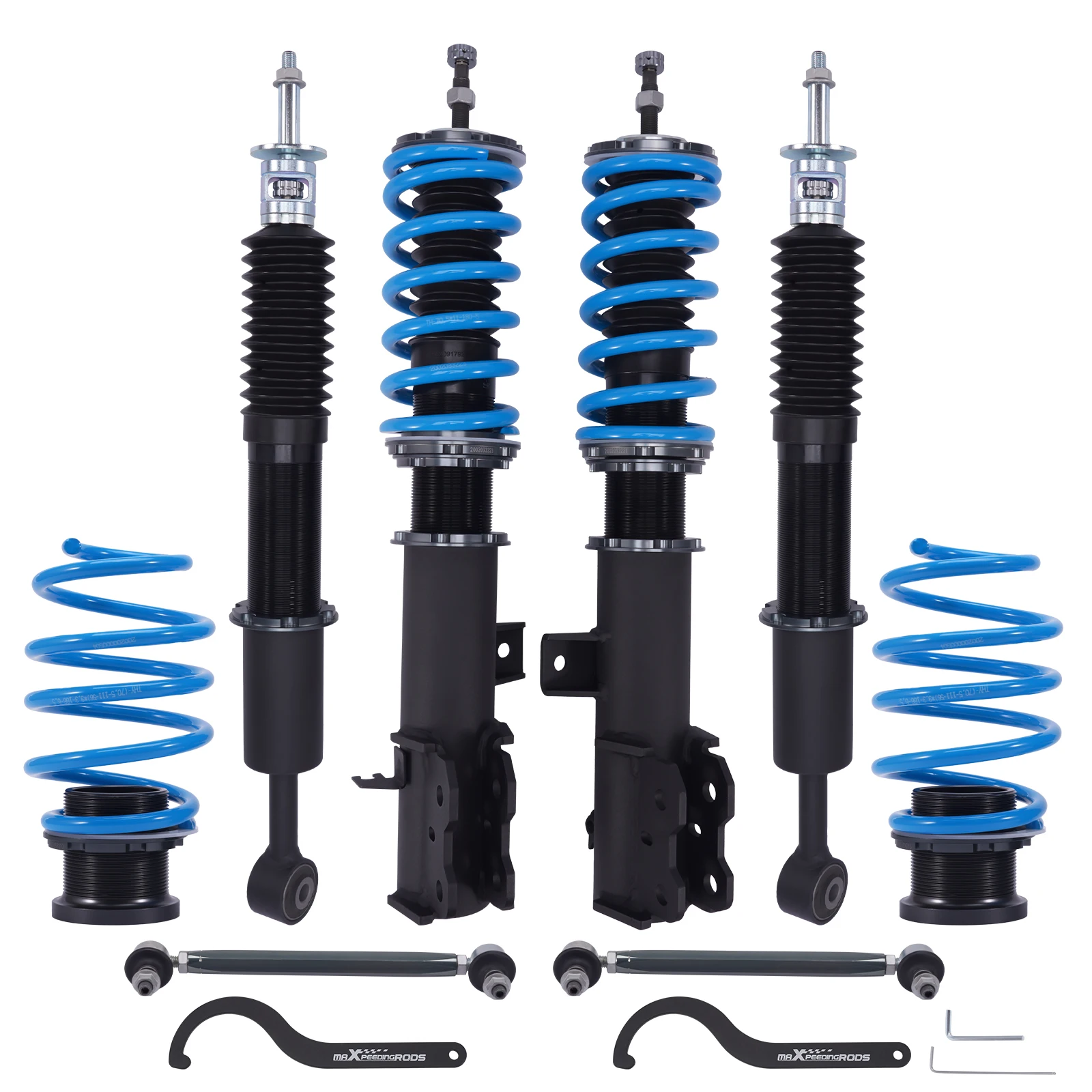 New for Coilover Shock Absorber Front & Rear Adjustable Damping Height Adjustment for Suzuki Swift Sport ZC33S 2017+
