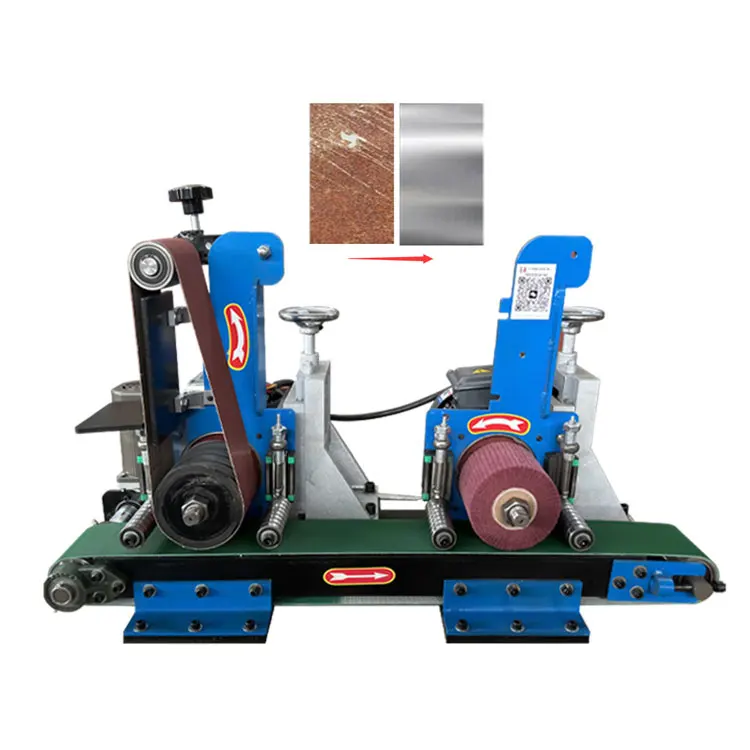 Easy To Operate Automatic Small Flat Metal Polishing Machine Metal Plate Polishing Machines Industrial Metal Polishing Machines