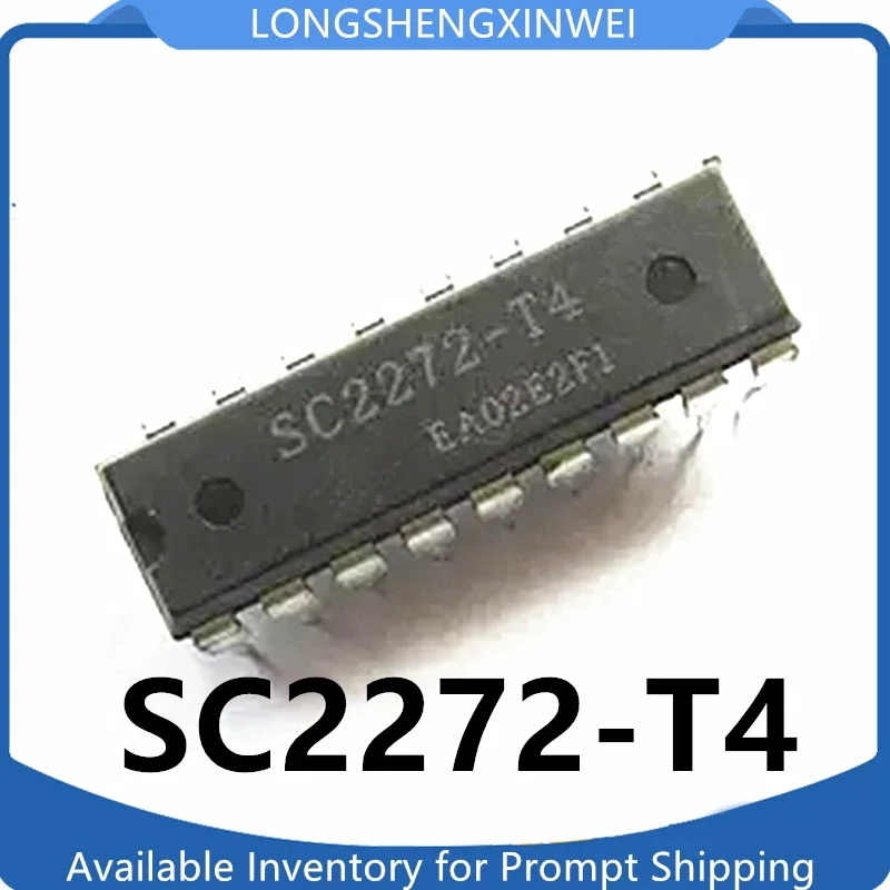 1PCS SC2272-T4 SC2272 New Wireless Remote Control Switch Receiving and Decoding Chip with Direct Insertion DIP18 Original