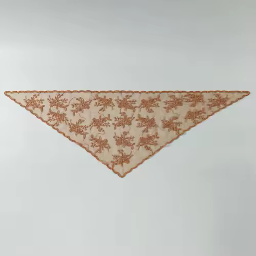 Elegant Lace Scarf Hollow Out Embroidery Foulard Bandana Solid Color Triangular Scarf Thin Vintage HandkerChiefs for Hair Woman - Image 27