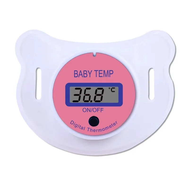 Baby Photography Accessories Pacifier Oral Thermometer Baby Pacifier Temperature Viewer Accurate Digital Temperature Measurement