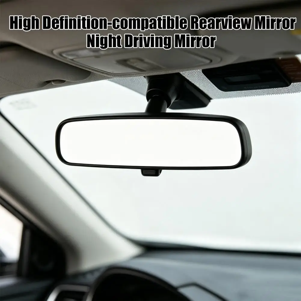 

Interior Rear View Mirror Assembly for Nissan Altima Tiida Sylphy Qashqai Murano, Manual Anti-Glared Mirror, Clear Vision & Stab