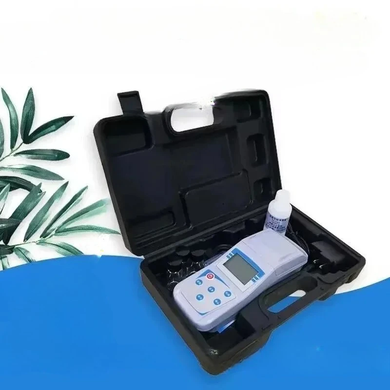 Digital Water Turbidity Meter 0–1000 NTU, 90° Nephelometric Method ±0.1 NTU with Carrying Case for Pool Aquarium Lab Use