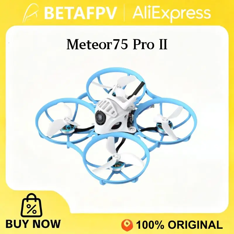 BETAFPV Meteor75 Pro II Brushless Whoop Quadcopter 2026 Newest FPV Tiny Drone for Indoor Outdoor Racing Freestyle BNF
