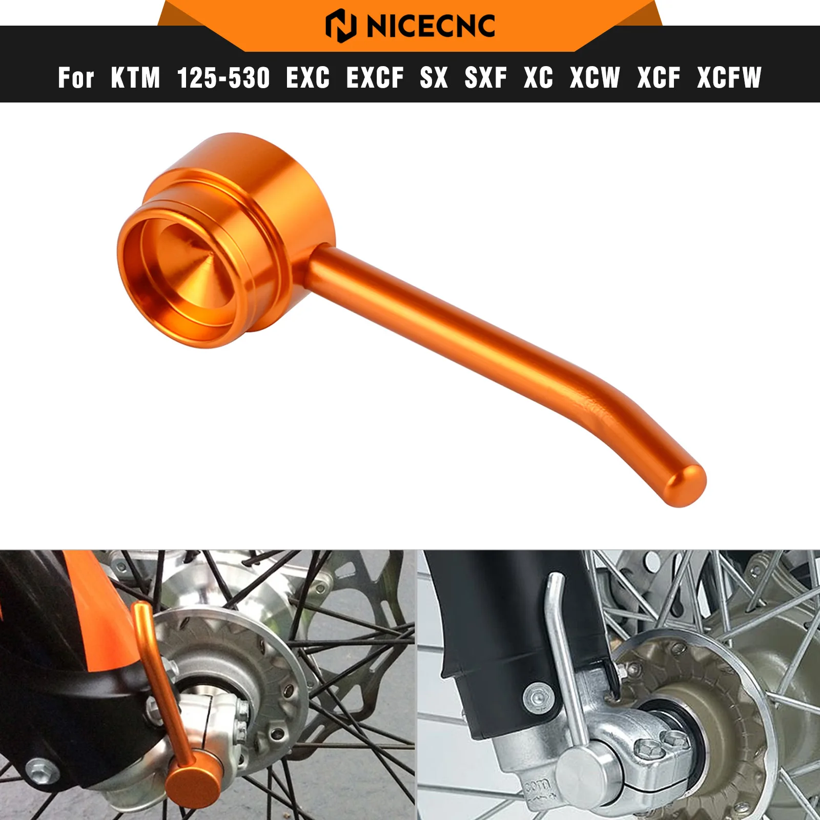

NICECNC For KTM EXC 300 EXC-F 350 SX 125 SXF 450 2003-2014 26mm Front Axle Puller Removal Tool Husaberg TE 300 FE 450 2009-2014