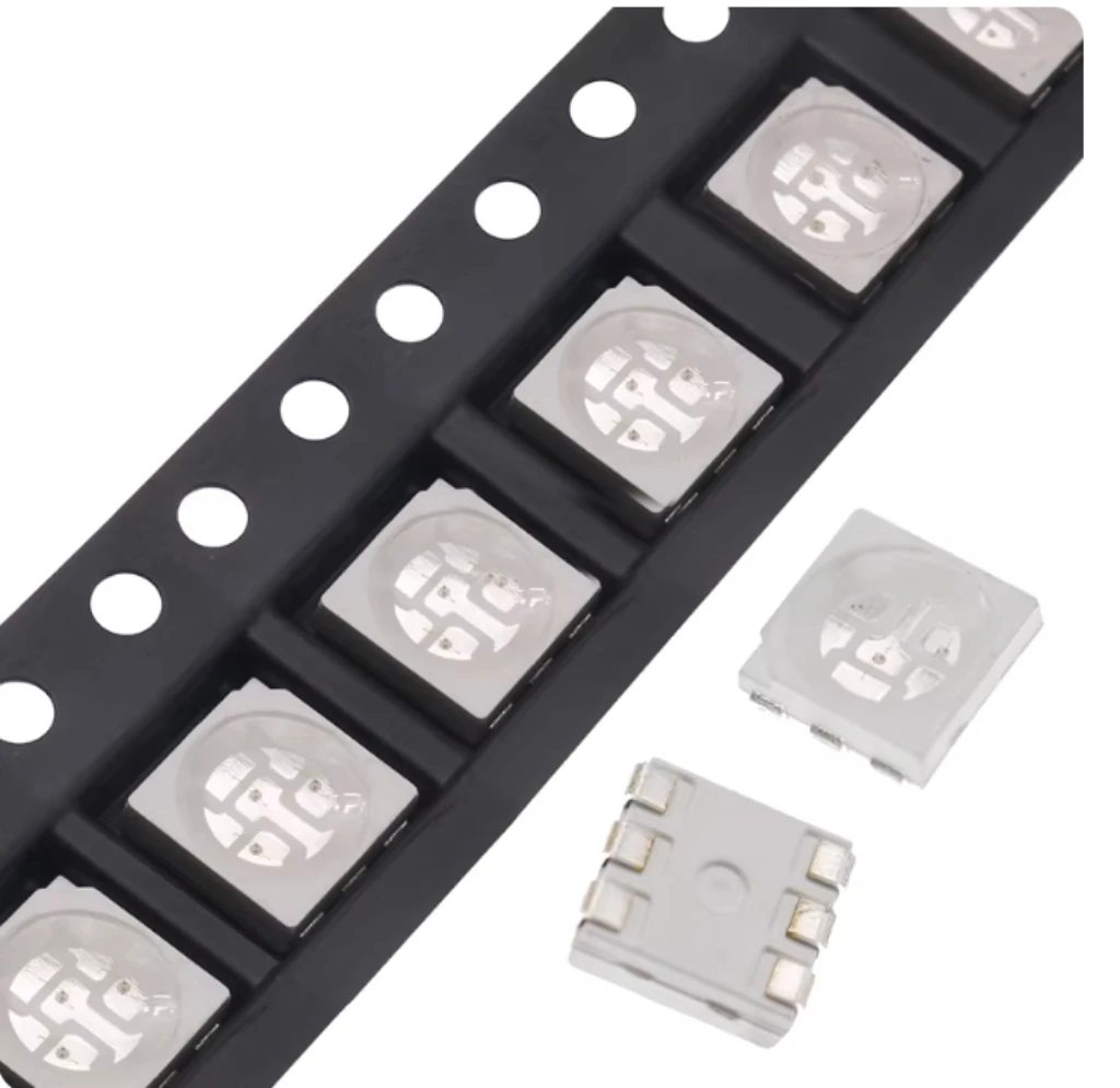 

50PCS 5050 High-Brightness SMD LED Beads (RGB Multi-Color/White/Red/Blue/Purple/Green/Yellow/Orange/Pink)