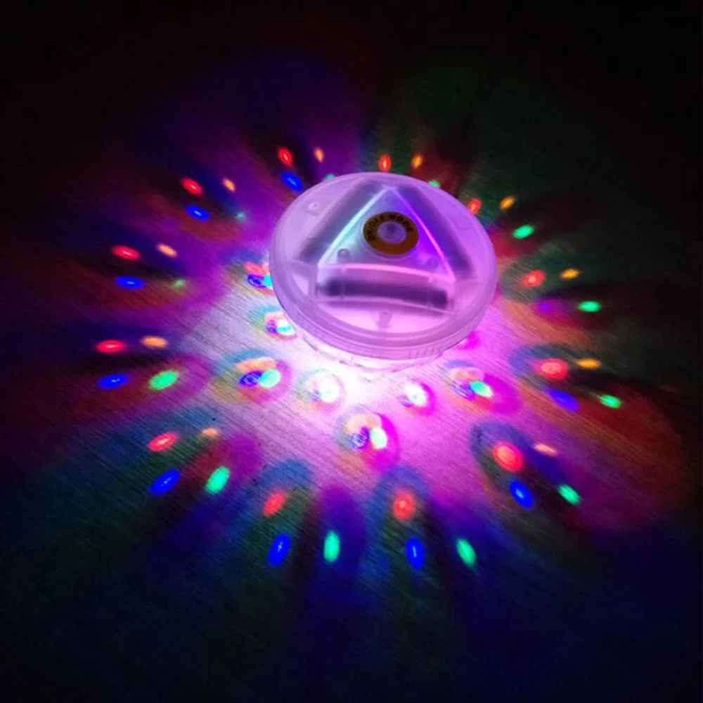 Floating Underwater Light RGB Submersible LED Disco Light Glow Show Swimming Pool Hot Tub Spa Lamp Bath Light