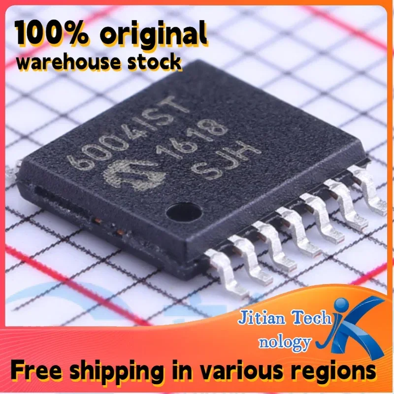 10PCS MCP6004T-I/ST logo 6004IST TSSOP-14 100% original inventory