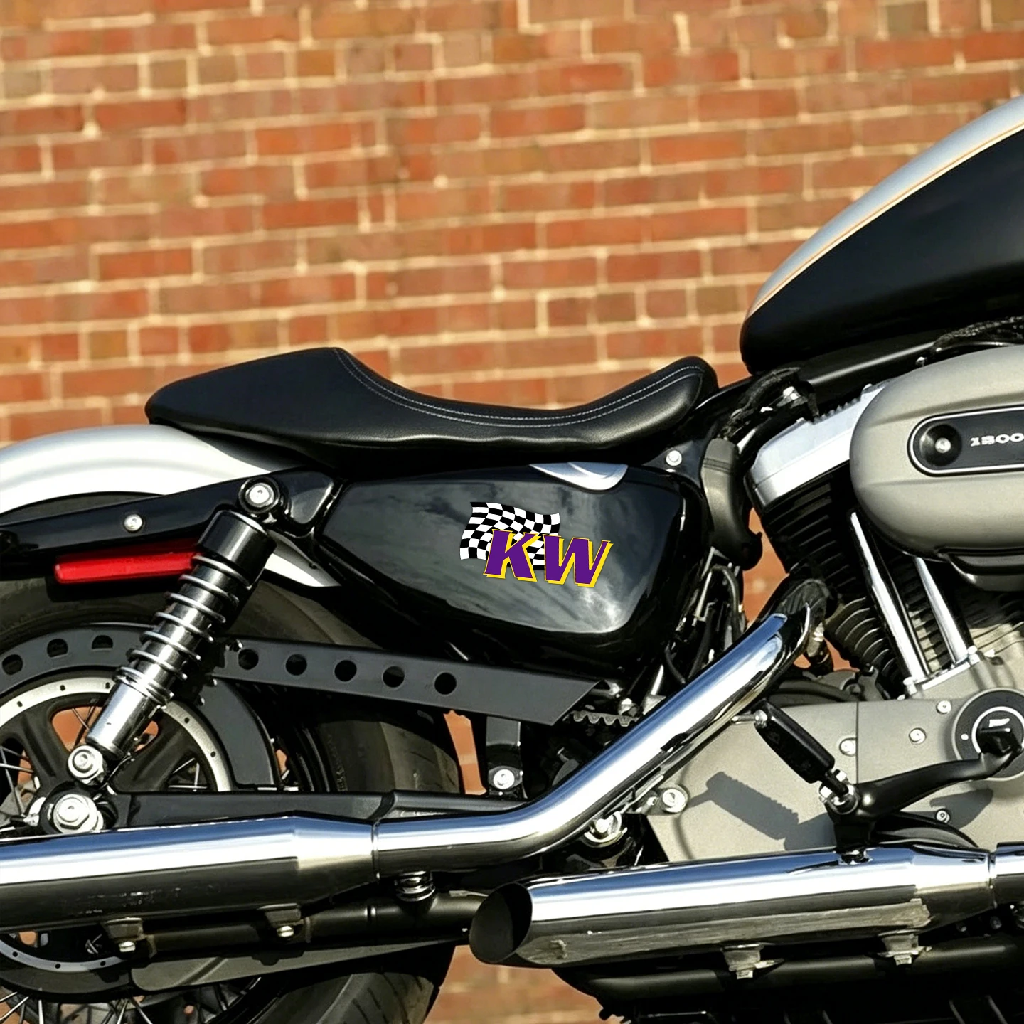 Reflective Sticker for KW Shock Absorber Motorcycle Moto Scooter Racing Car Auto Body Fuel Tank Helmet Vinyl Accessories Decal image 5