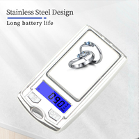 100g/200g 0.01g Mini Digital Pocket Scales Portable For Gold Sterling  Jewelry Gram Balance Weight Electronic Scales