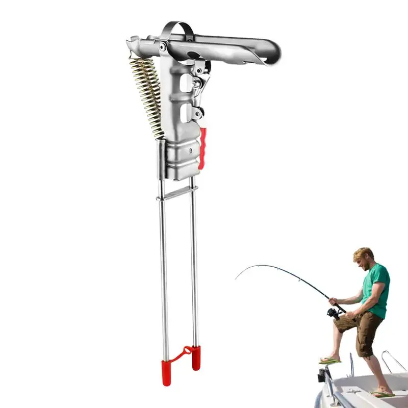 

adjustable high sensitivity stainless steel Automatic spring fishing rod holder for fishing Tackle outdoor Fishing Accessory