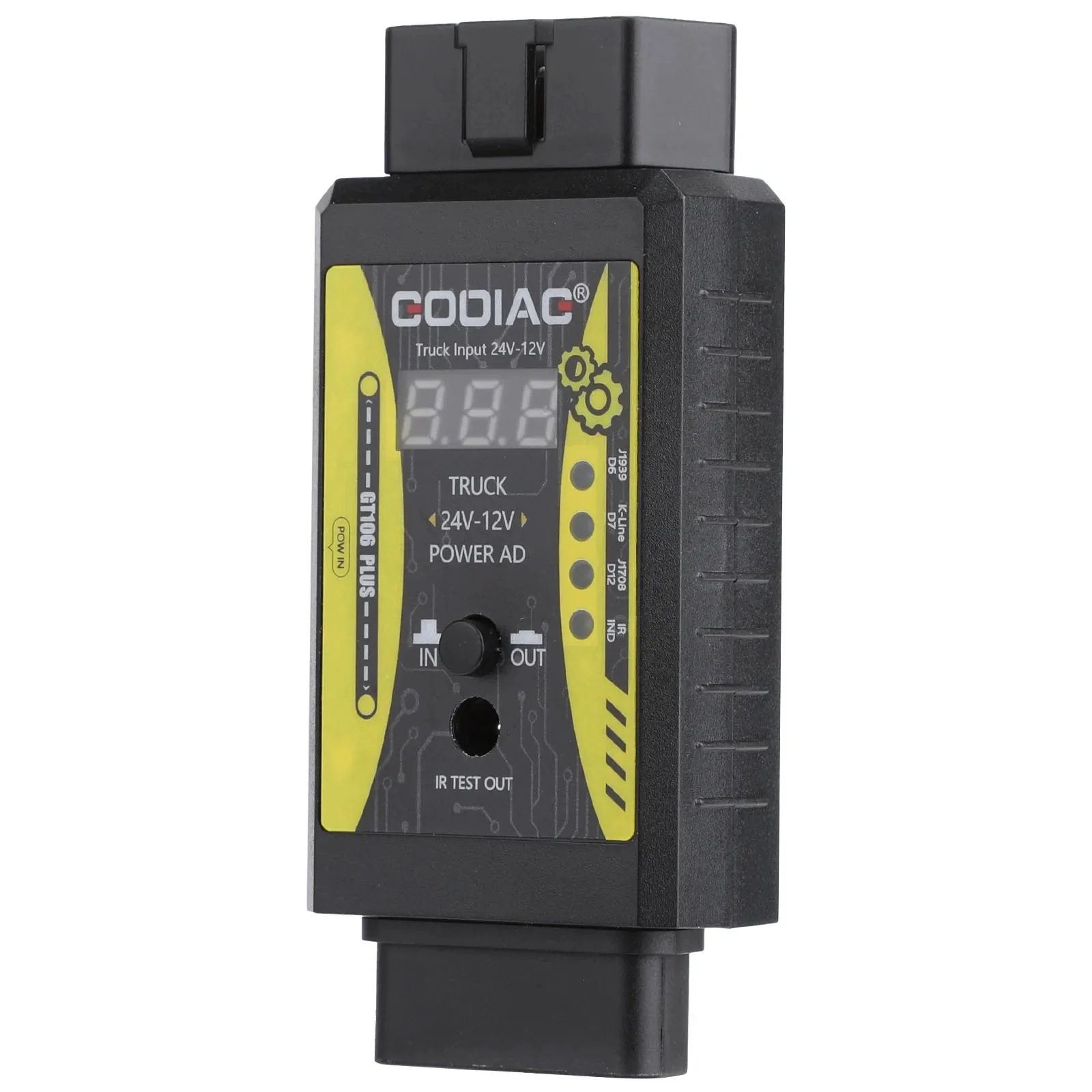 Godiag GT106 PLUS IRT 24V to12V adapter for Truck  Heavy Duty Adapter for X431 for Truck Converter Heavy Duty Vehicles