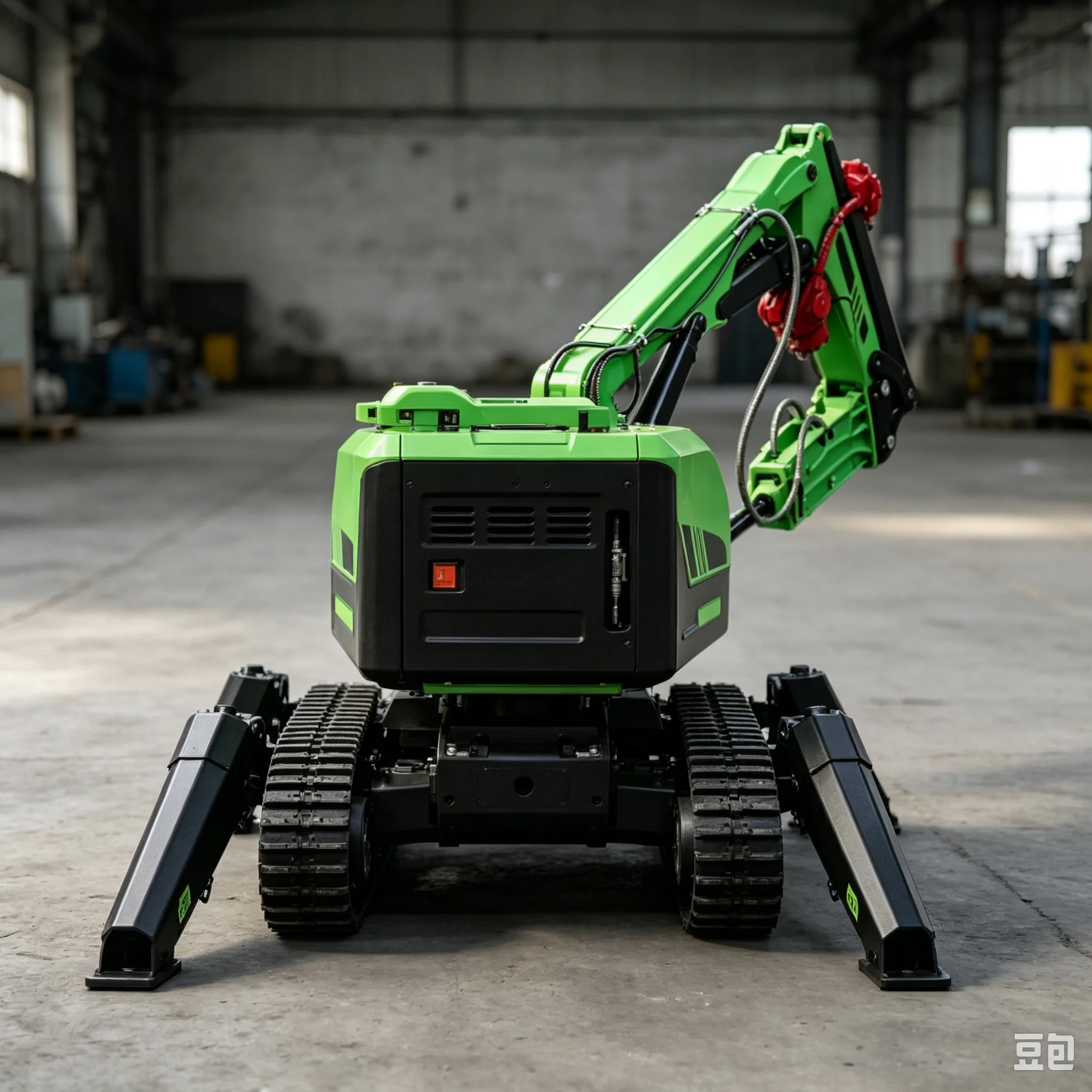Adjustable Working Arm Demolition Robot Adapt Different Height Construction Dismantling Requirements