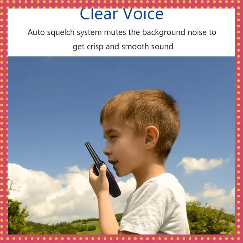 

B74A 2PCS XF638 Walkie Talkies For Kids,Toys Gifts For Boys Girls,2 Way Radio 22CH VOX,For Camping Hiking Indoor Outdoor