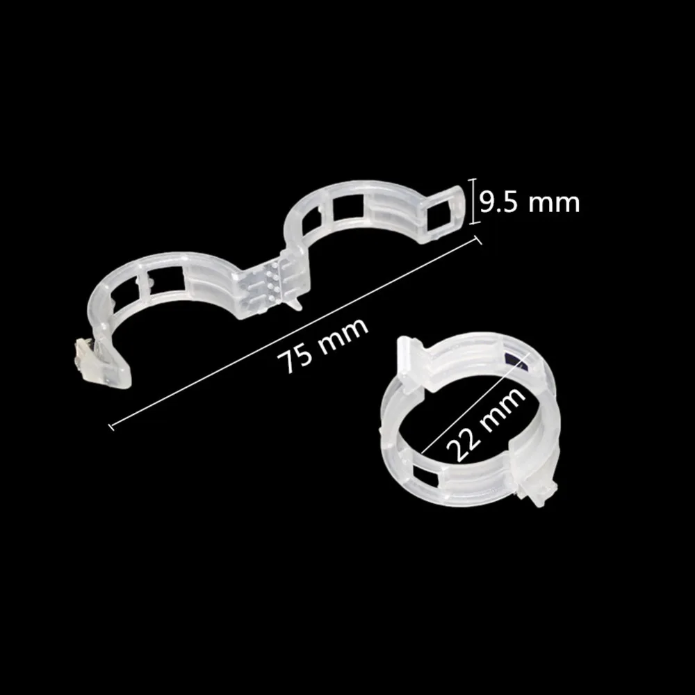 Plant Support Clips Snap-on Reusable Gardening Brackets for Vegetables and Other Climbing Plants Weatherproof Tool