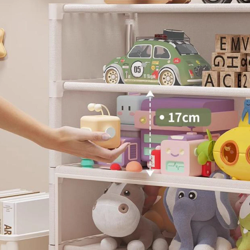 

7-уровневый органайзер для хранения с прозрачной откидной дверцей, полка для обуви, шкаф для хранения сумок, книг, одежды