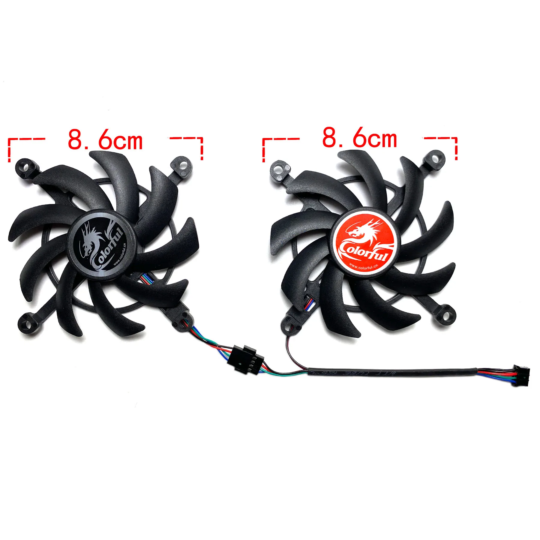 New For COLORFUL GeForce RTX2060 12GB BattleAx Duo OC Graphics Card Replacement Fan