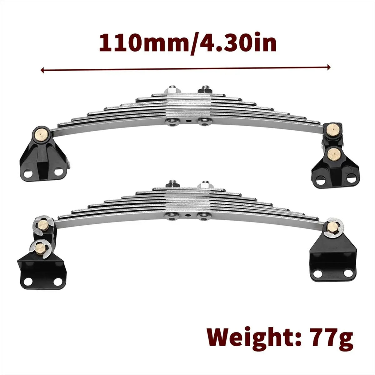 

L79A 1 Pair Front Suspension Steel Leaf Spring for 1/14 Tractor Trailer Truck RC Car Upgrade Parts,B