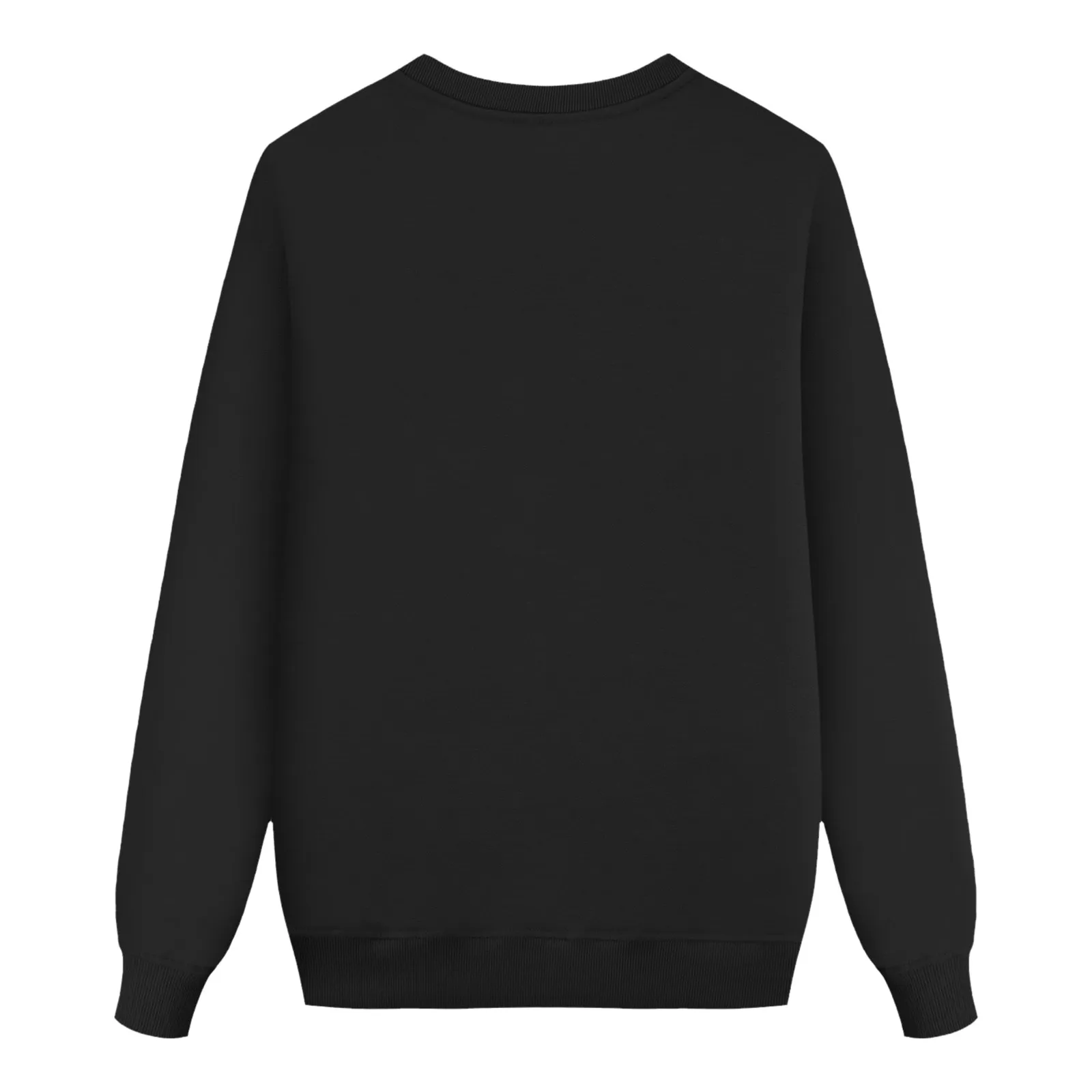 Sweat-shirt sans capuche imprimé Aliments pour la famille, pull décontracté, col rond, manches longues, Halloween, automne