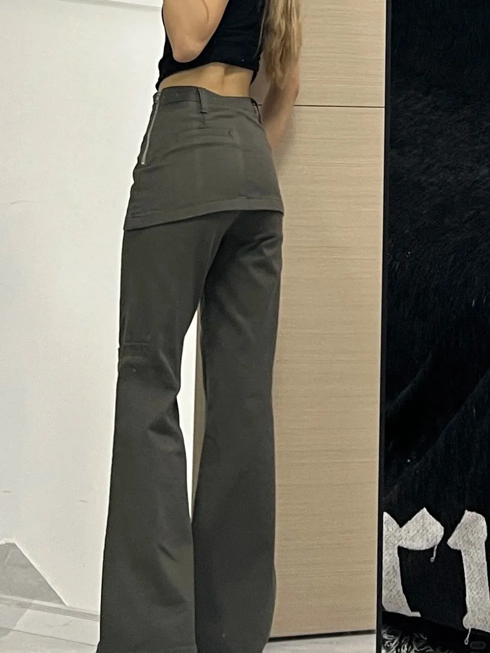 Women Flare Jeans Fashion Street Style Bell Bottom Denim Pants Lady Design Sense Niche Y2K Punk Long Trousers