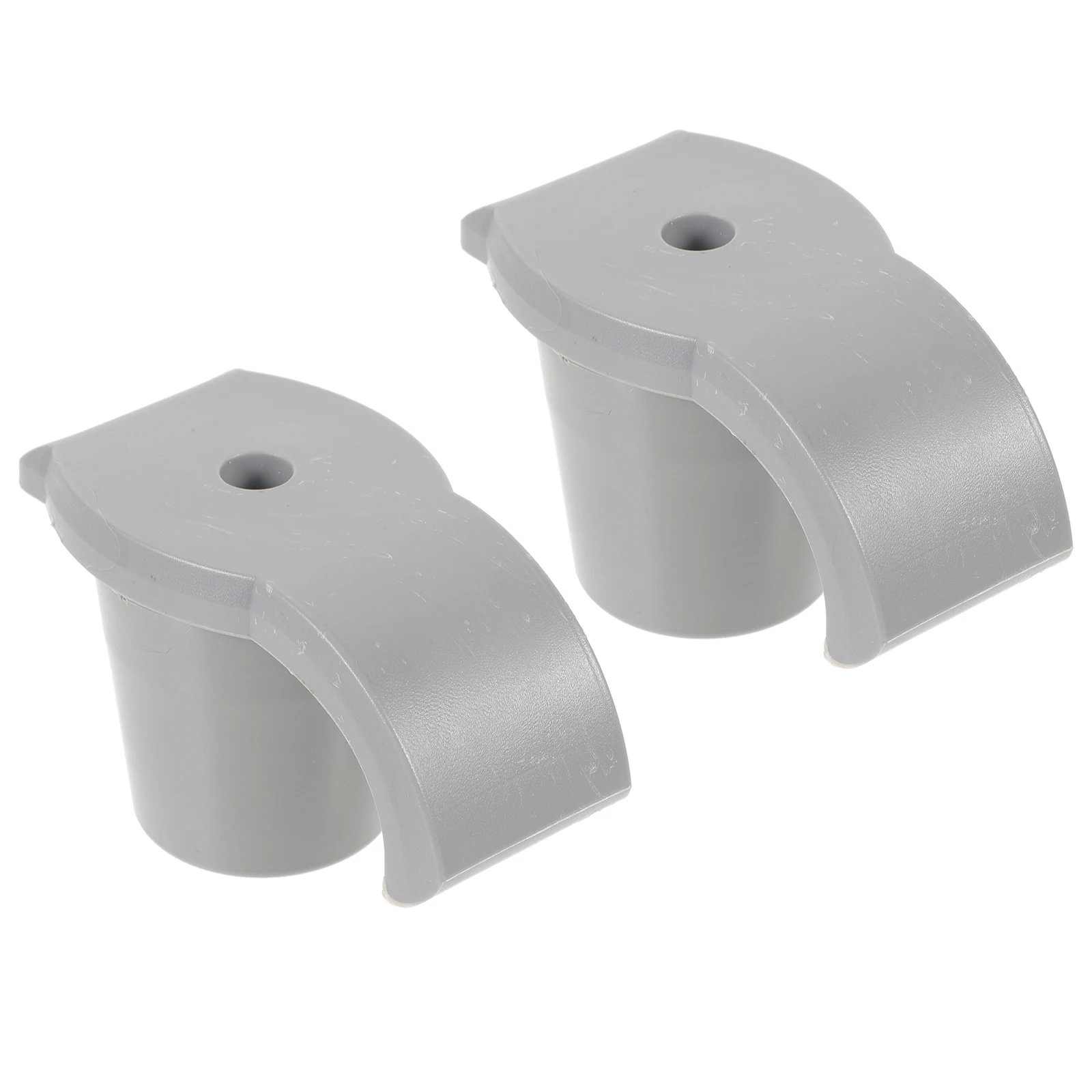 

2pcs Walker Foot Covers Gray Sliders Lightweight Durable Anti Slip Elderly Crutch Tips Replacement Glides Supplies
