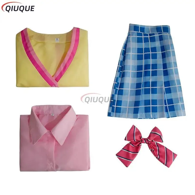 Proyecto Sekai colorido escenario Cosplay cordón de noche a las 25 Akiyama Mizuki Cosplay peluca JK niñas uniformes escolares trajes de vestir