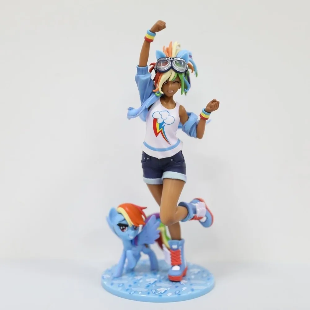 20-22cm Anime My Little Pony Figur Twilight Sparkle/Rainbow Dash/Apple Jack/Hatsune Miku Actionfiguren PVC Sammlerstück Geschenk – Detail 9