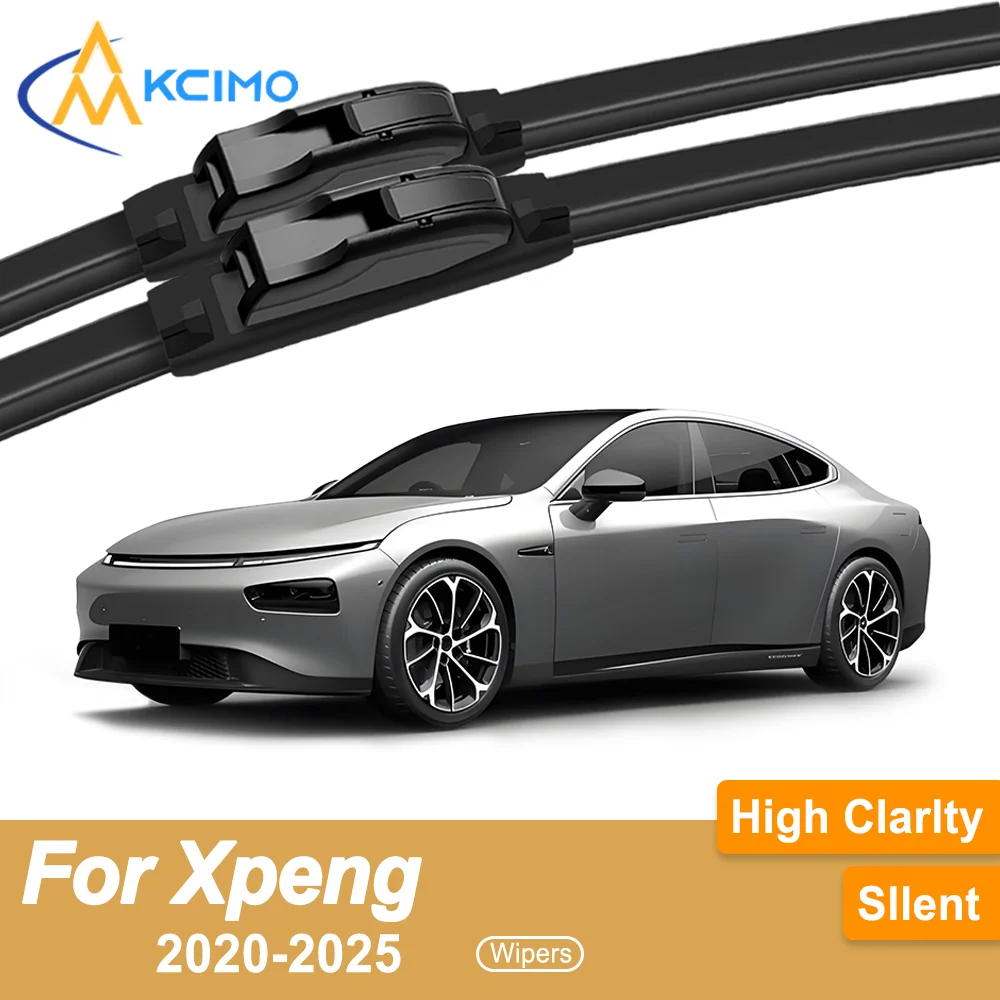 

Premium Rubber Durable Silent Windshield Wiper Blades 2pcs for Xpeng Xpeng P7 2020-2025 Front Wiper Blades Set