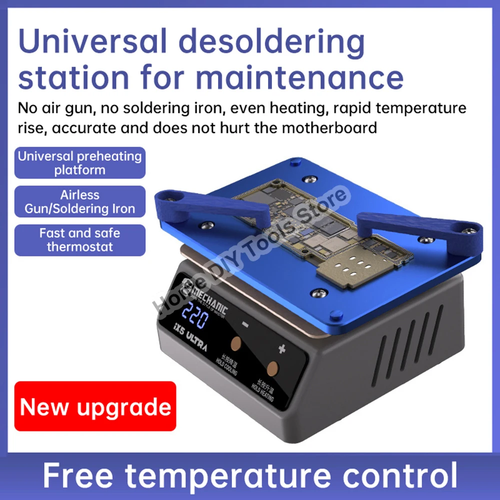 

IX5 Upgraded Version Ultra Universal Preheating Platform For Mobile Phone Motherboard Layered Preheater Tin Platform Repair Tool