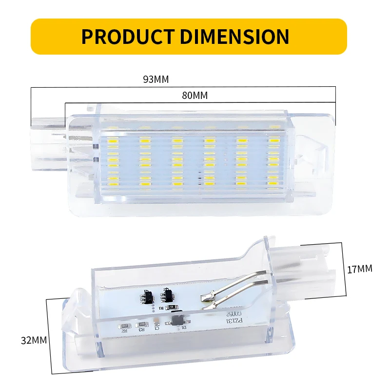 2PCS Led License Nu… - image