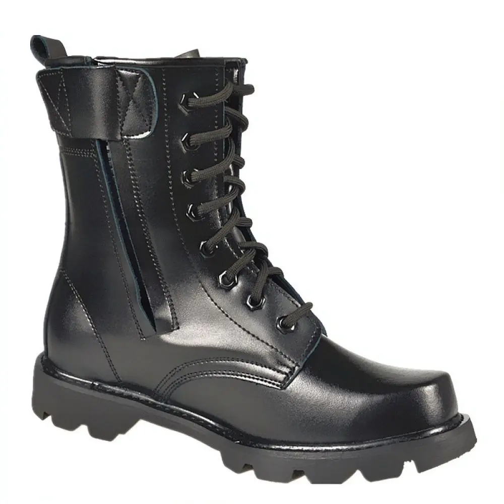 Safety Work Boots For Qiangren Tactical Combat Shoes Outdoor Hiking Steel Toe High Top Warm Winter Wool Lined Footwear