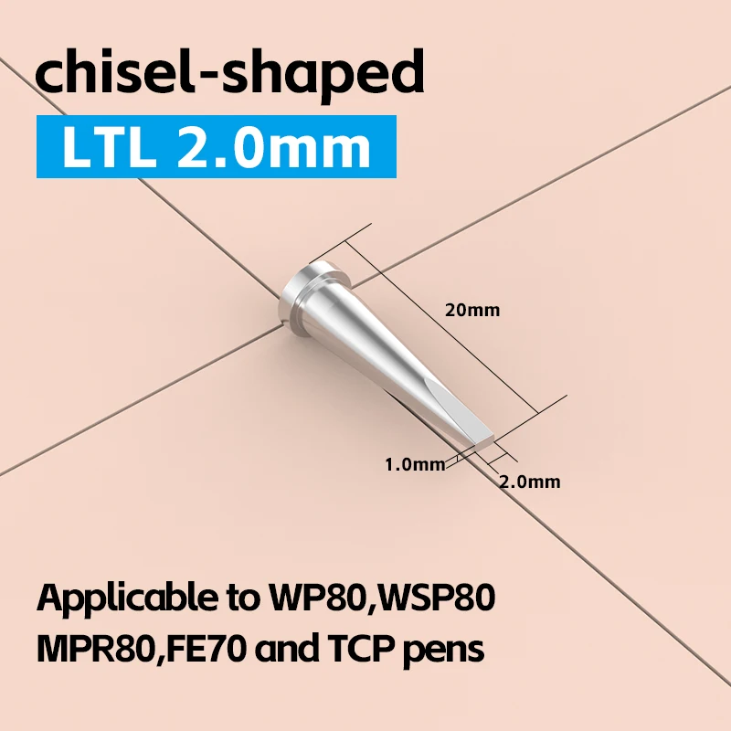 Imagem -06 - Lidar com Estação de Solda Série lt Ponta de Ferro de Solda Ltbb Ltdd Ltf Lt1slx Lt4x para Weller Wsd81 Wd1000 Wsp80 Wp80