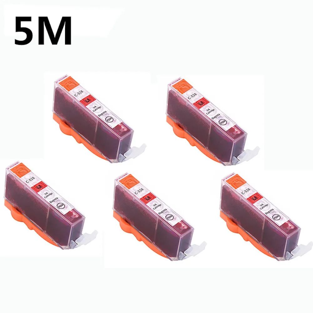 Compatible for Canon PGI525 CLI-526 full Ink Cartridges Pixma MG6150 MG6250 MG5350 iX6550 MG5250 iP4850 iP4950 MG8150