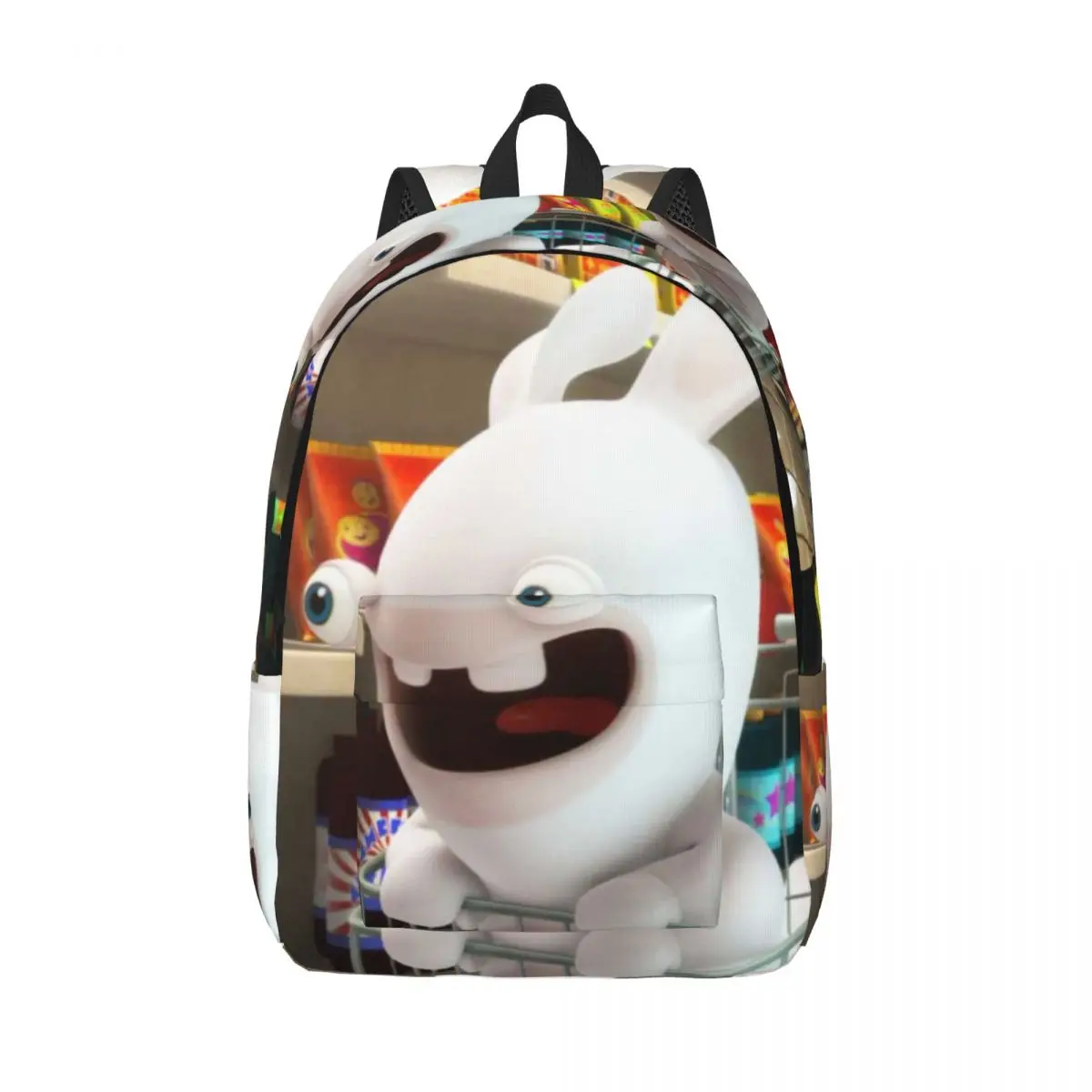 Birthday Shoping Sturdy Shoulder College Bag R-Rabbids Invasion Classic Preschool Schoolbag Weekend Picnic