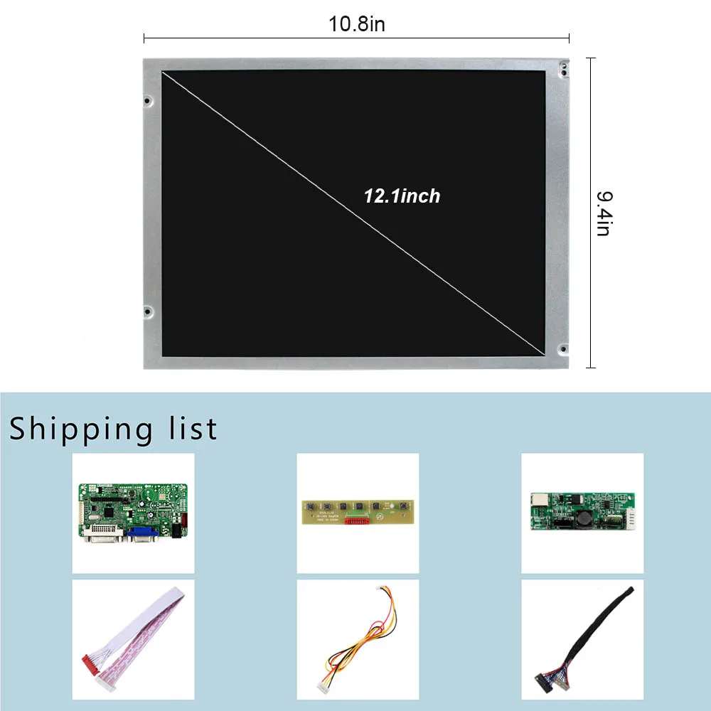 VGA DVI Board and 12.1