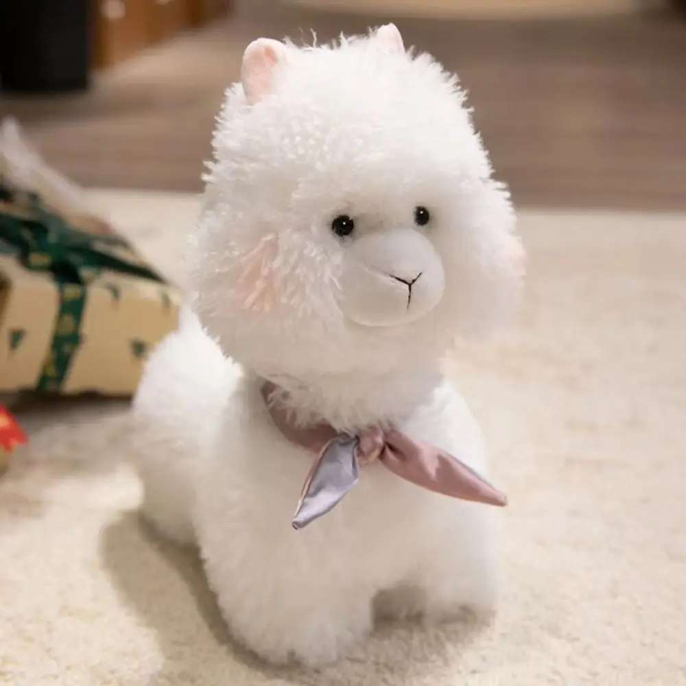

Cute Chubby Face Alpaca Toys Soft Fluffy Llama Dolls Collection 22/35/45cm Animals Stuffed Toys Christmas