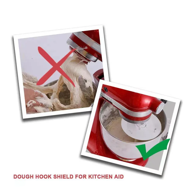 Dough Hook Shield For Kitchenaid 4.5-5 Qt Tilt-Head Stand Mixer Splash Protection For Ingredient Spills-A54Q