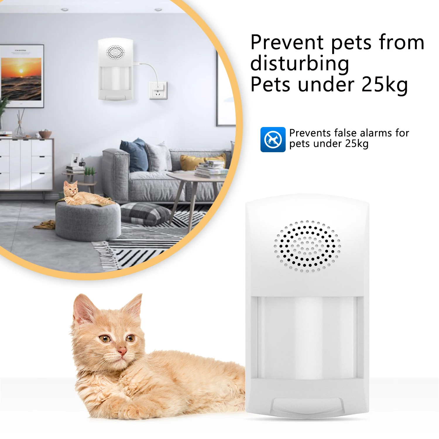 TUYA WiFi PIR Motion Sensor Home Einbrecher Alarm System Infrarot Bewegung Detektor Fernbedienung Pet Immun Timing Arm Entwaffnen