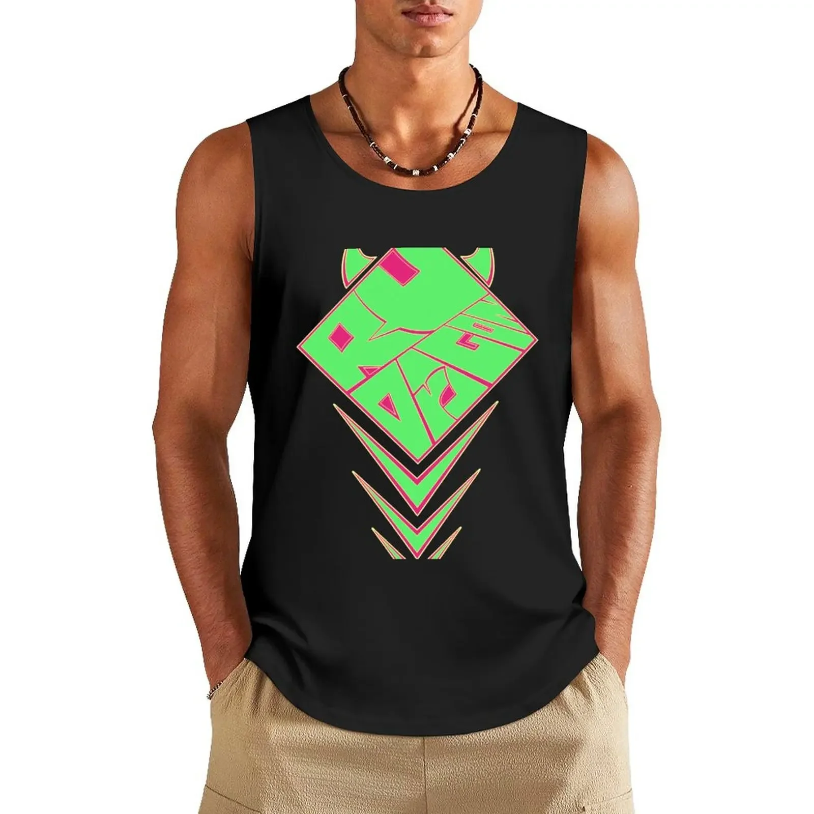 

RU-dragon-LOGO Tank Top T-shirt man bodybuilding man mens clothing t-shirt for men