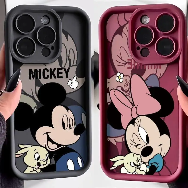 Mickey Minnie Case for Huawei 200 Pro Honor 90 Lite 5G Magic 6 Pro X7 X9 Nova 11 11i 9 10 SE Y9S Y9 Prime 2019 P40 Lite P30 Pro