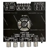 AS21 2.1 channel TPA3255 Bluetooth digital power amplifier board module tone subwoofer 220W2 350W