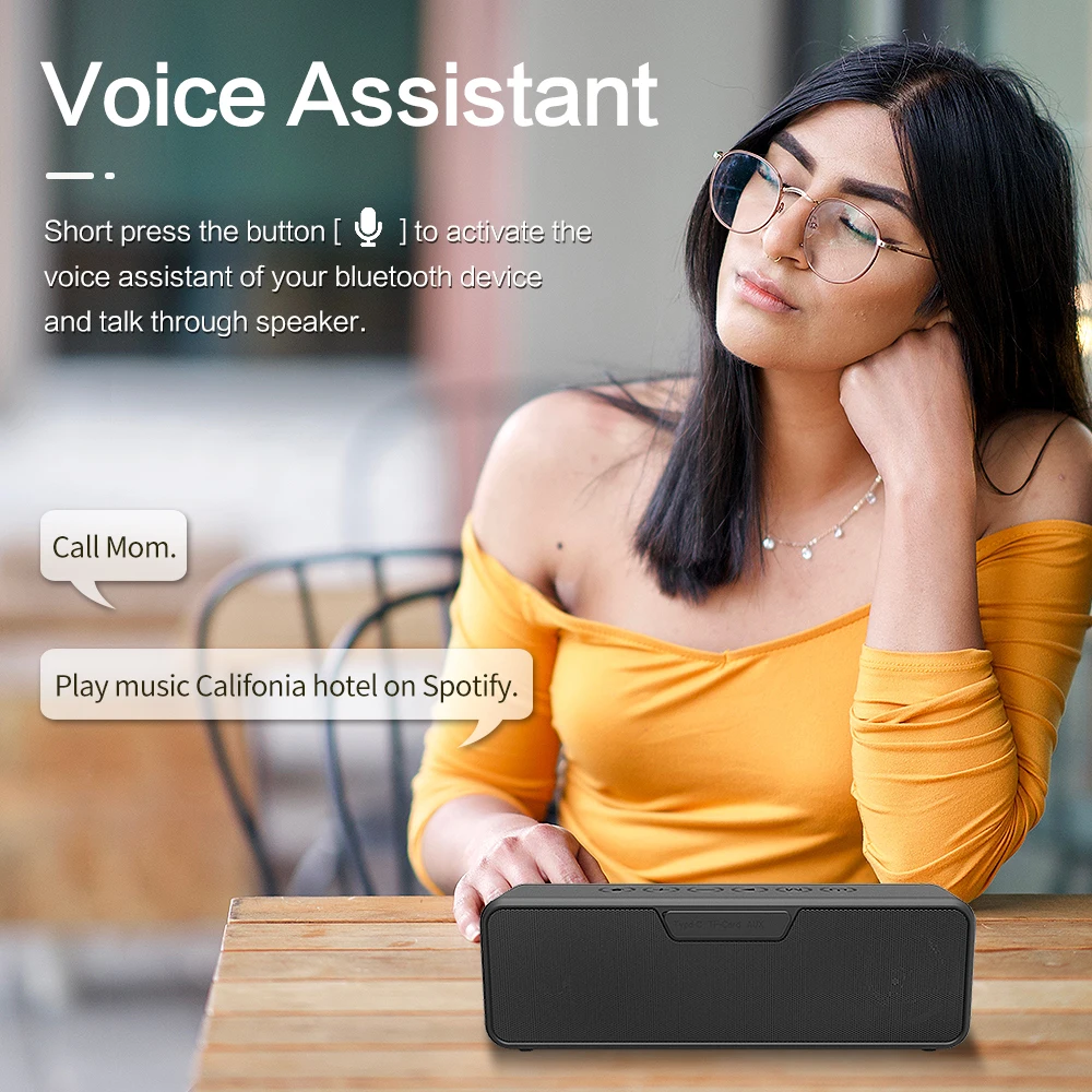 XDOBO X5-Altavoz Bluetooth inalámbrico portátil, caja de Audio estéreo 3D, resistente al agua IPX6, Subwoofer de alta potencia de 30W, 15H de espera Extra larga