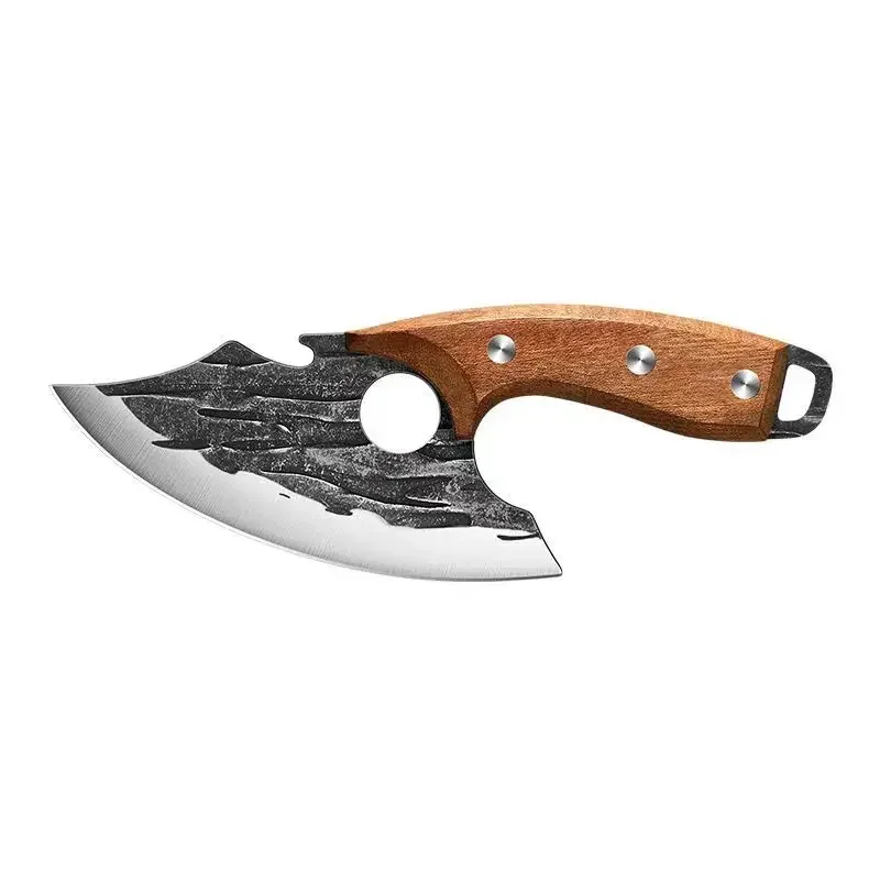 2024new Outdoor Pick Bones Dedicated Knife Hand-Forged Meat Cutting Knife Slaughter Professional Meat Selling Knife