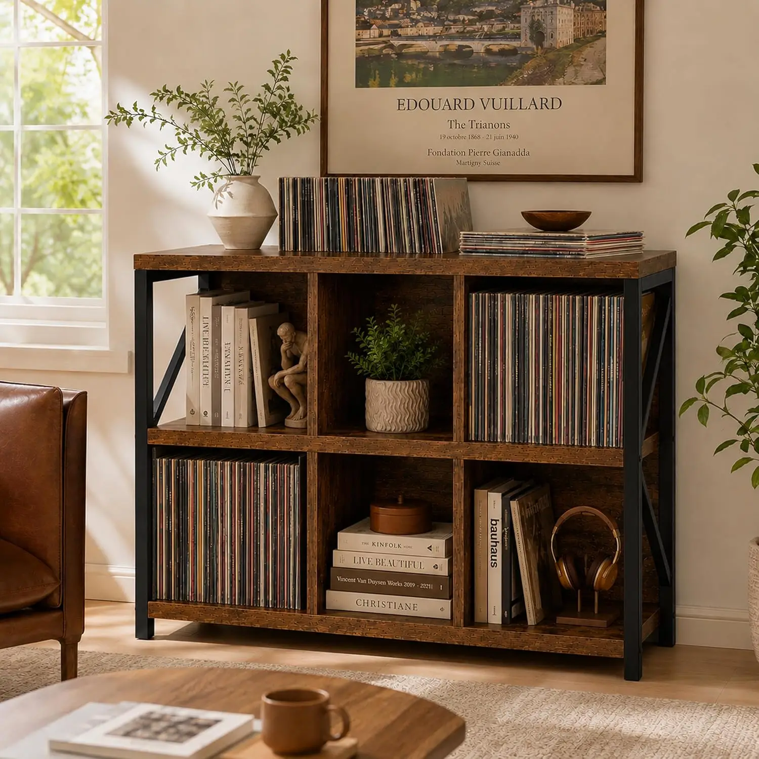 6-Cube Storage Organizer Shelf Horizontal 40