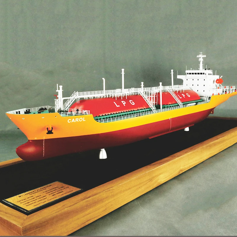 100cm   CAROL LPG Ship Model Freighter Model Chemical Tanker Warship Model Making