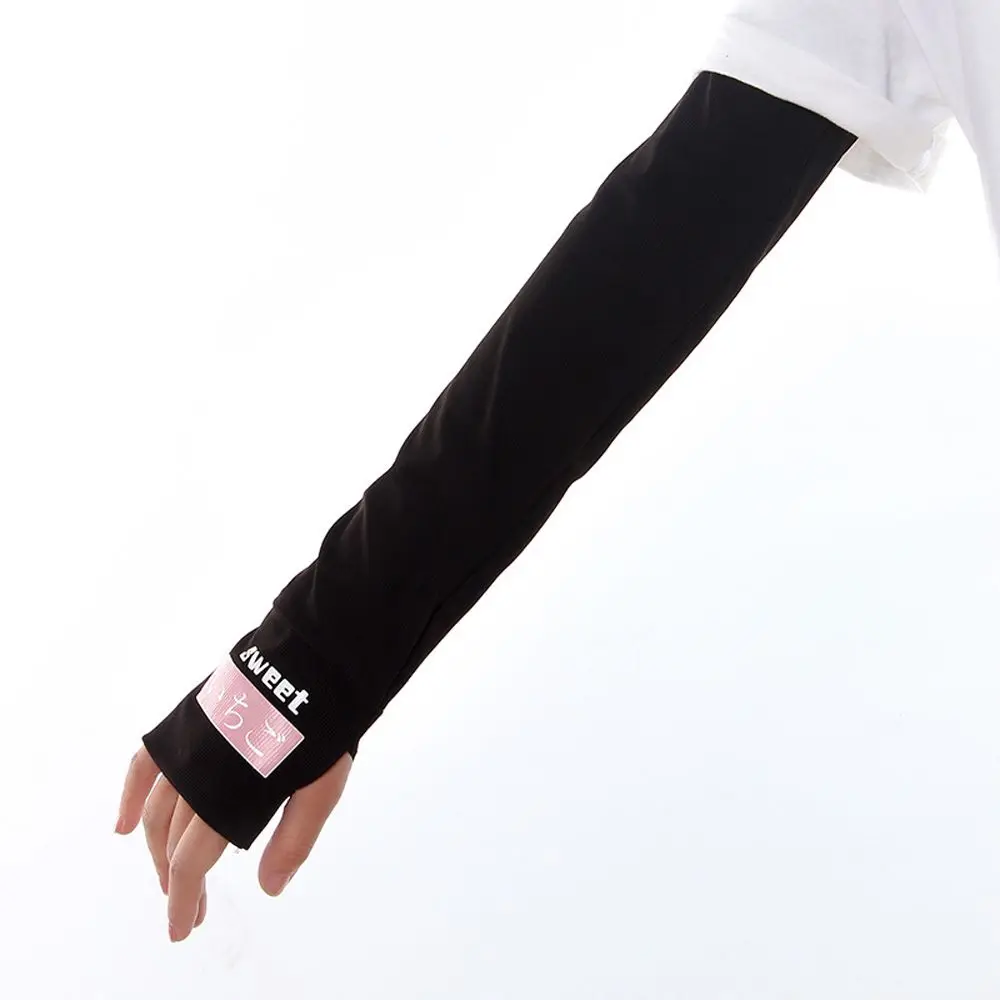 Repel Mosquitoes Long-sleeved Women Sunscreen Sleeves Sunscreen Hand Sleeve Sun UV Protection Hand Cover Half Finger Sleeves