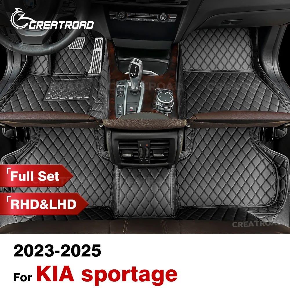 

Автомобильные коврики на заказ для KIA sportage 2023 2024 2025, автомобильный ковер, детали интерьера, аксессуары, детали защитных накладок