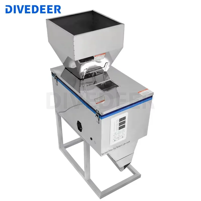 DIVEDEER 999G Automatic Weighing Granule Powder Filling Tea Pellet Quantitative Seed Salt Rice Hardware Packaging Machine